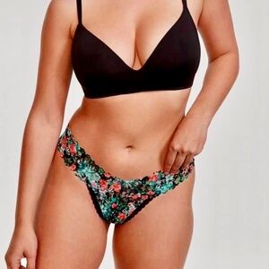 VICTORIA'S SECRET women’s S THE LACIE Lace-Up Thong Panty